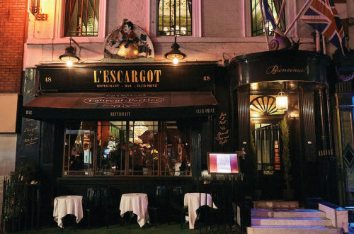 Behind the doors of this multileveled Georgian townhouse in the beating heart of Soho, is the famous L’Escargot